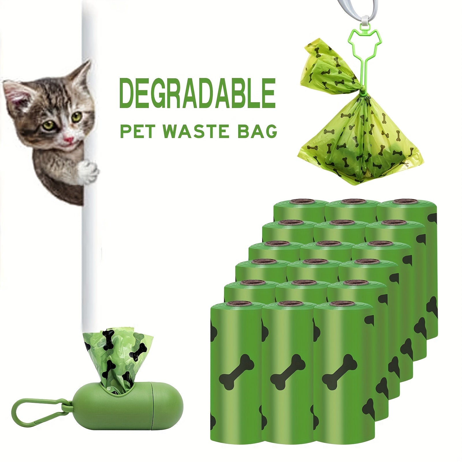 Eco-Friendly Biodegradable Pet Litter Bags