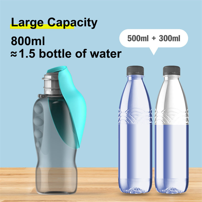 800ml Dogs Water Bottle