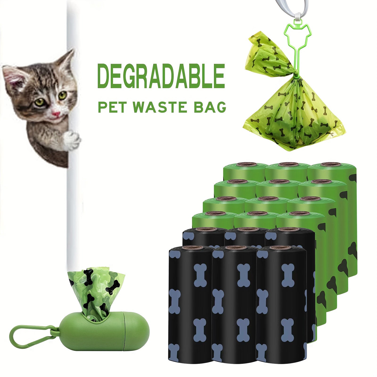 Eco-Friendly Biodegradable Pet Litter Bags