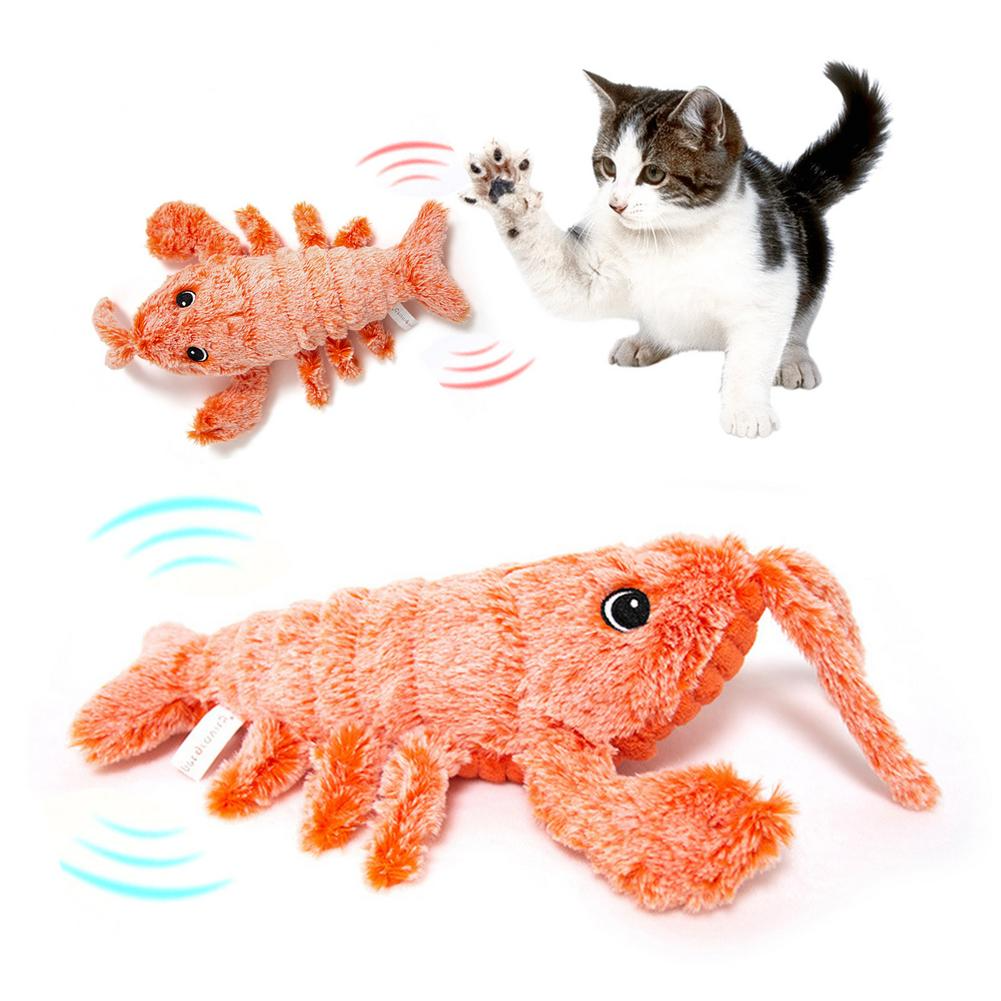 Pet Toys Electric Jumping Shrimp